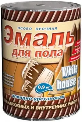 White House эмаль для пола алкидно-уретановая (900 г) синее море