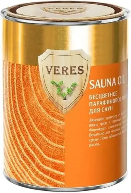 Veres Sauna Oil бесцветное парафиновое масло для саун (900 мл) бесцветное