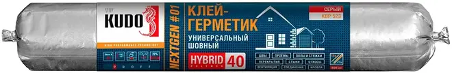 Kudo Nextgen #01 клей-герметик универсальный шовный (600 мл) серый