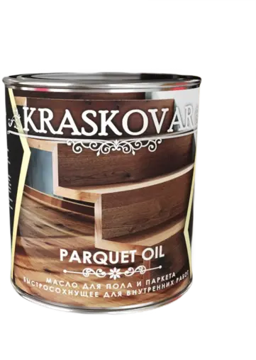 Красковар Parquet Oil масло для пола и паркета быстросохнущее (750 мл) дуб