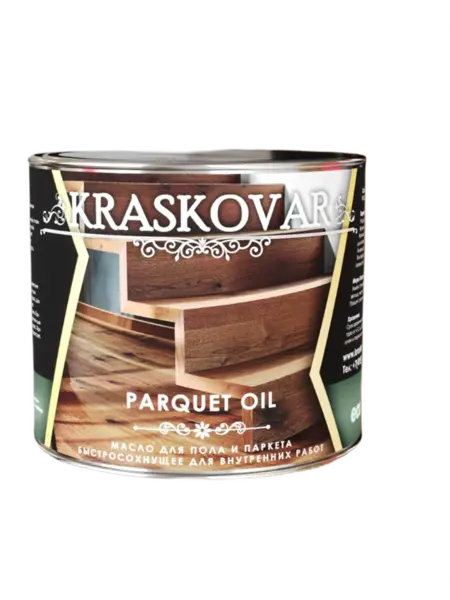 Красковар Parquet Oil масло для пола и паркета быстросохнущее (2.2 л) тик