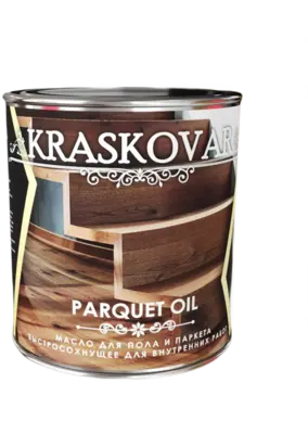 Красковар Parquet Oil масло для пола и паркета быстросохнущее (750 мл) тоскана