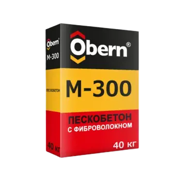Obern М-300 пескобетон с фиброволокном (40 кг)