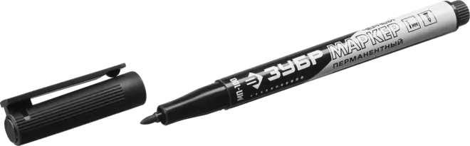 Зубр Профессионал МП-100 маркер перманентный (1 маркер) белый