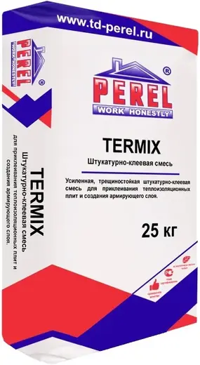 Perel Termix-M штукатурно-клеевая смесь (25 кг)