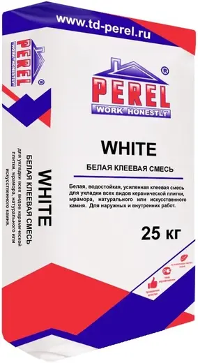 Perel White клеевая смесь (25 кг)
