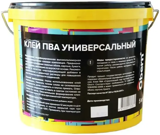 Obern клей ПВА универсальный (5 кг)