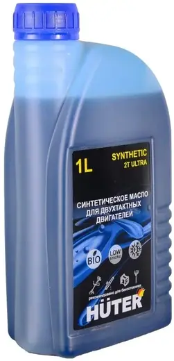 Huter 2T Ultra масло синтетическое для двухтактных двигателей (1 л)