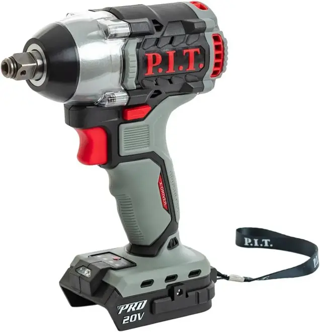 P.I.T. PIW20H-300B Solo гайковерт ударный аккумуляторный бесщеточный (20 В 1200/1900/2400 об/мин 3600 уд/мин 300 Нм) PIW20H-300B