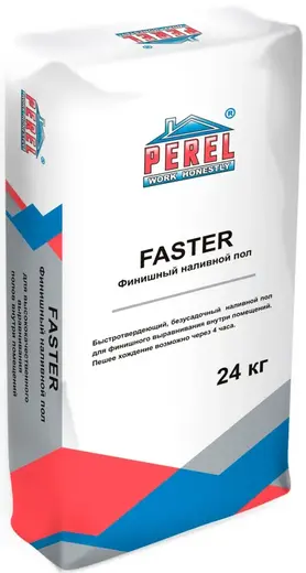 Perel Faster финишный наливной пол (24 кг)