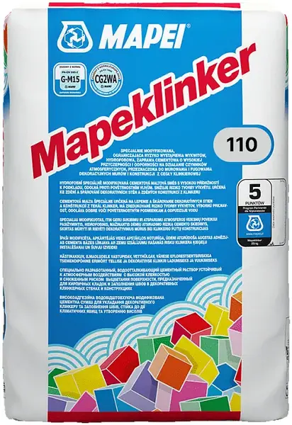 Mapei Mapeclinker раствор специальный модифицированный (25 кг) №110 манхэттен 2000