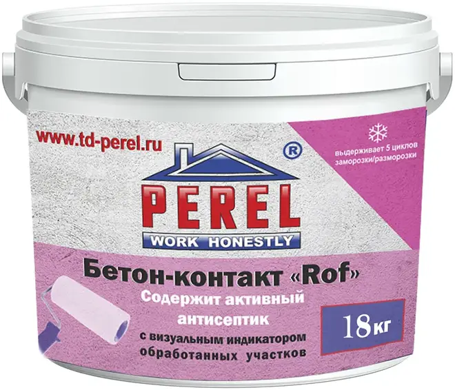 Perel Rof бетон-контакт (18 л) розовый