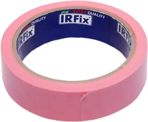 Irfix Extra лента малярная для деликатных поверхностей (25*25 м) розовая
