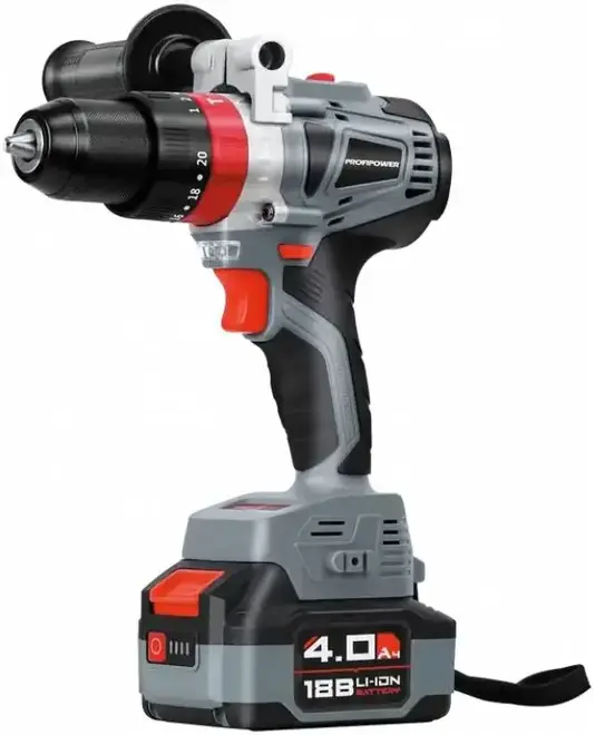 Profipower MKDHP-18V дрель аккумуляторная бесщеточная ударная E0087