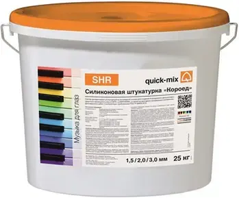 Quick-Mix SHR штукатурка силиконовая короед (25 кг)