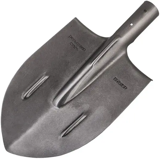 Бибер лопата штыковая рельсовая сталь