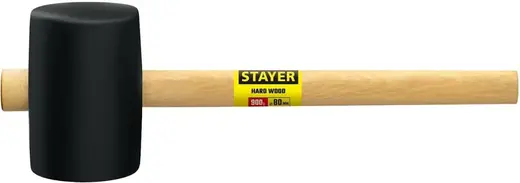 Stayer Master киянка резиновая с деревянной рукояткой (900 г)