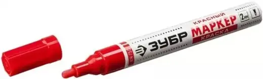 Зубр Профессионал МК-400 маркер-краска (1 маркер) красный