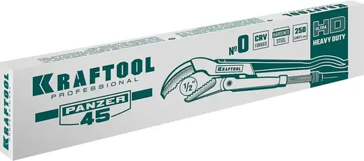 Kraftool Professional Panzer-45 №0 ключ трубный с изогнутыми губками (1/2 дюйма)