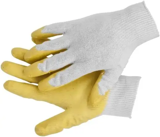 Stayer Pprotect перчатки хлопковые с латексным обливом (L-XL)