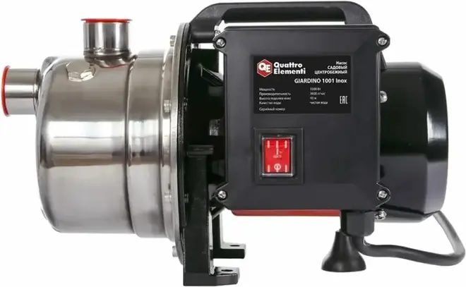 Quattro Elementi Giardino 1001 Inox насос поверхностный садовый №910-195