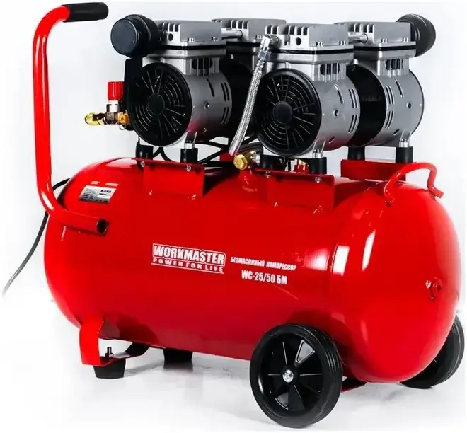 Workmaster WC-25/50БМ компрессор воздушный безмасляный (2000 Вт бар8 бар)