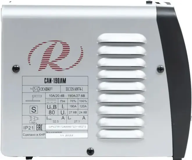 Ресанта САИ-190ЛМ сварочный аппарат инверторный (7150 Вт)