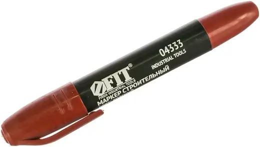 Fit MOS маркер строительный перманентный (1 маркер) красный