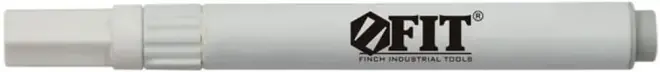 Fit маркер строительный с жидким красящим составом (1 маркер) белый №04338