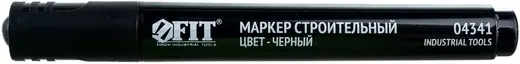 Fit маркер строительный с жидким красящим составом (1 маркер) черный №04341