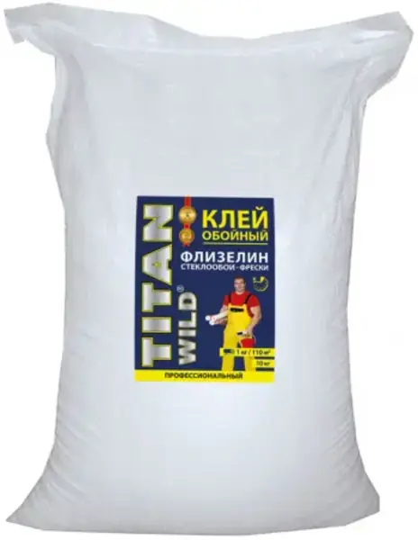 Titan Wild клей обойный флизелиновый без индикатора (10 кг)