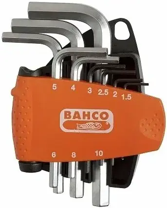 Bahco набор хромированных шестигранников (1.5-10 мм)