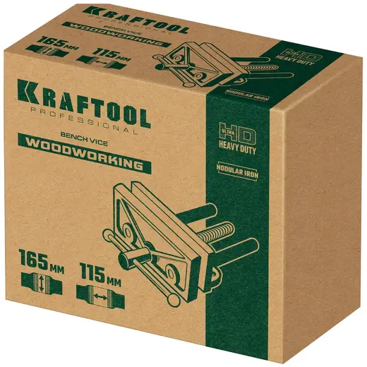 Kraftool тиски столярные переносные винтовые