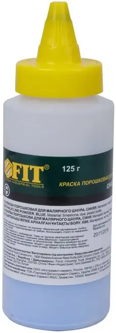 Fit Chalk Line Powder краска разметочная для ударного шнура (125 г) синяя