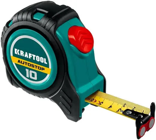 Kraftool Autostop рулетка с автостопом (10 м*25 мм)