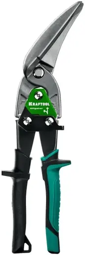Kraftool Alligator ножницы по металлу двухрычажные удлиненные левые (280 мм)