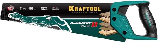 Kraftool Alligator Black 11 ножовка для точного реза (400 мм)