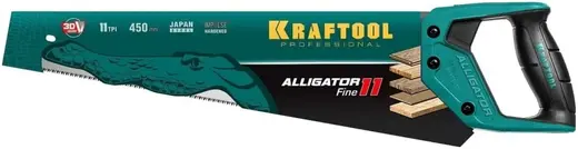 Kraftool Alligator Fine 11 ножовка для точного реза (450 мм)