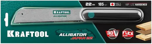 Kraftool Alligator Japan 22 ножовка по дереву (165 мм)