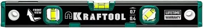 Kraftool уровень магнитный с зеркальным глазком (400 мм)