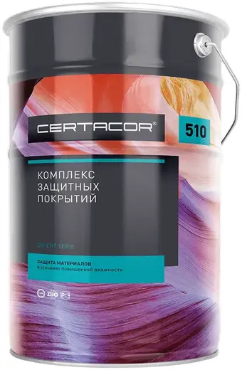 Certa Certacor 510 эмаль абразивостойкая (25 кг) черная