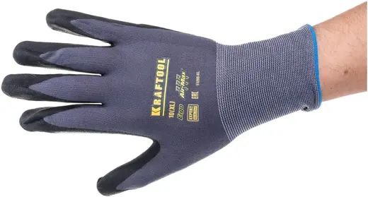 Kraftool Expert перчатки нейлоновые с вспененным нитриловым покрытием (XL (10)