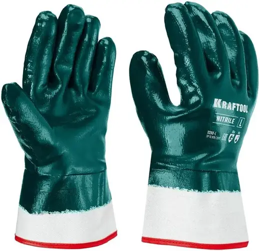 Kraftool Hykraft перчатки особопрочные с нитриловым покрытием (L (9)