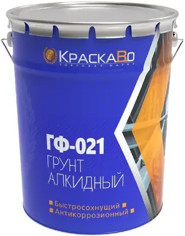КраскаВо ГФ-021 Стандарт грунтовка (25 кг) черная