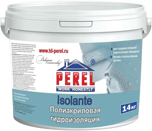 Perel Isolante полиакриловая гидроизоляция (14 кг)