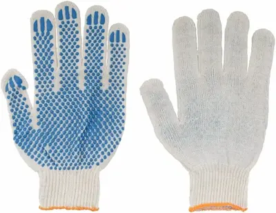 Fit перчатки вязаные с напылением из ПВХ