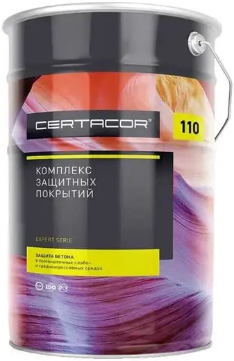 Certa Certacor 110 эмаль для защиты бетона (25 кг) ярко-красная