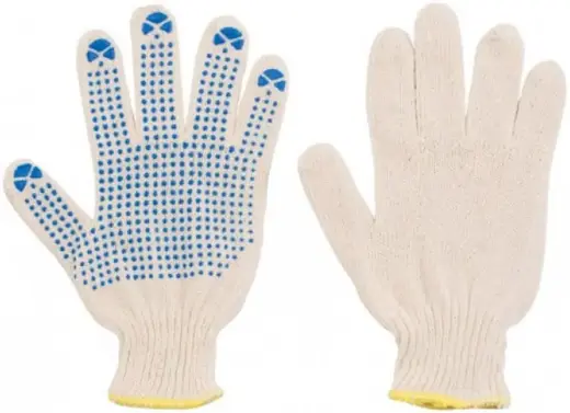 Fit Стандарт перчатки вязаные с напылением из ПВХ