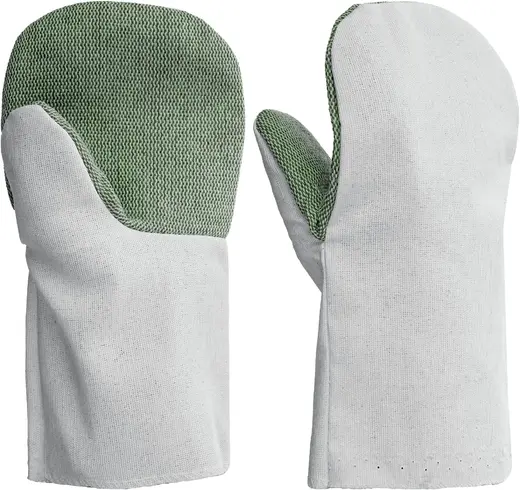 Сибин рукавицы хлопчатобумажные с брезентовым наладонником (XL)