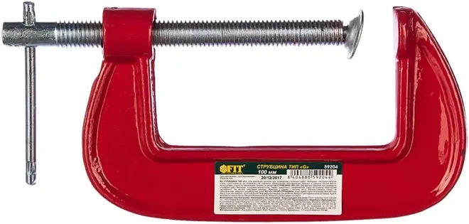 Fit струбцина тип G (100 мм)
